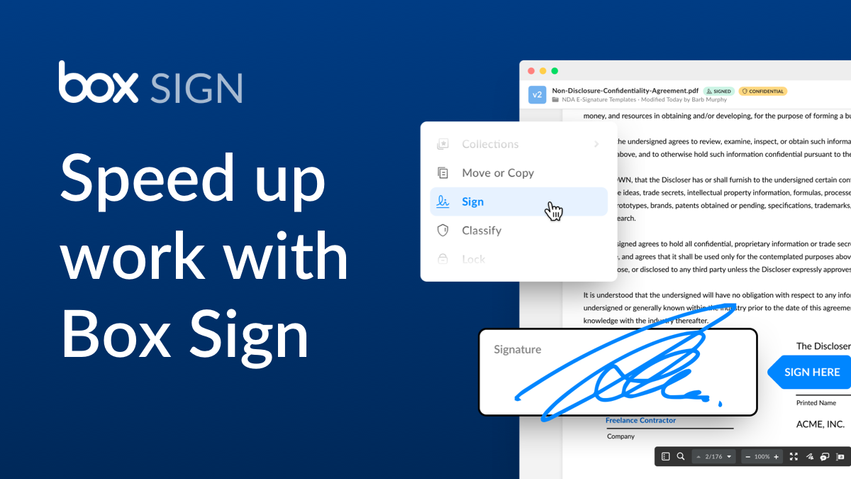 Box Sign Software